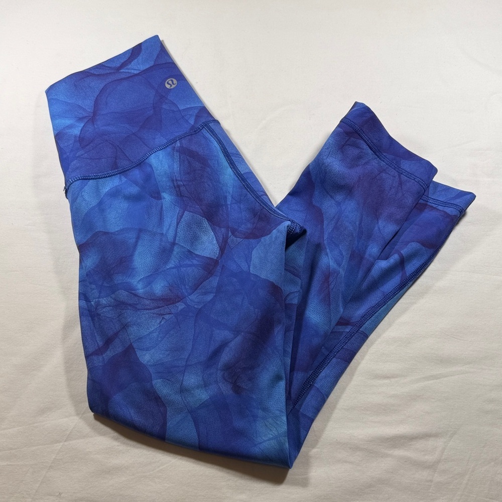 Lululemon Athletica Vibrant Blue Capris - Picture 3 of 6